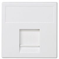 Адаптер модульный Simon Connect Cima/K45 1-м. 2 мод. для RJ45 белый картинка